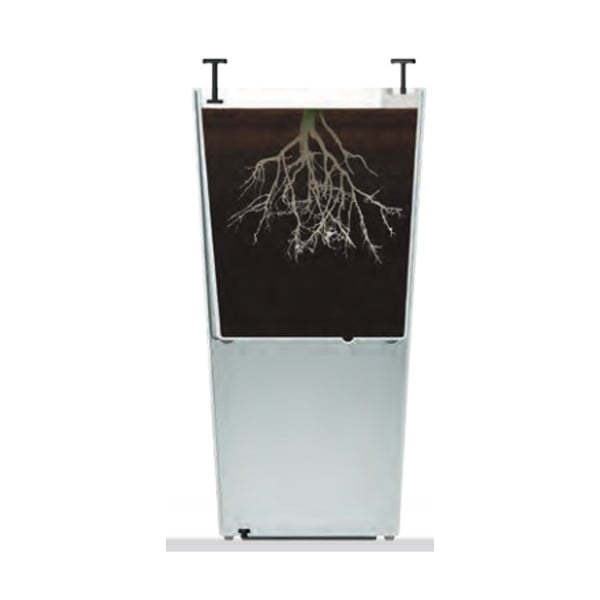 Brązowa matowa doniczka Gardenico Elise, wys. 26 cm-image-1