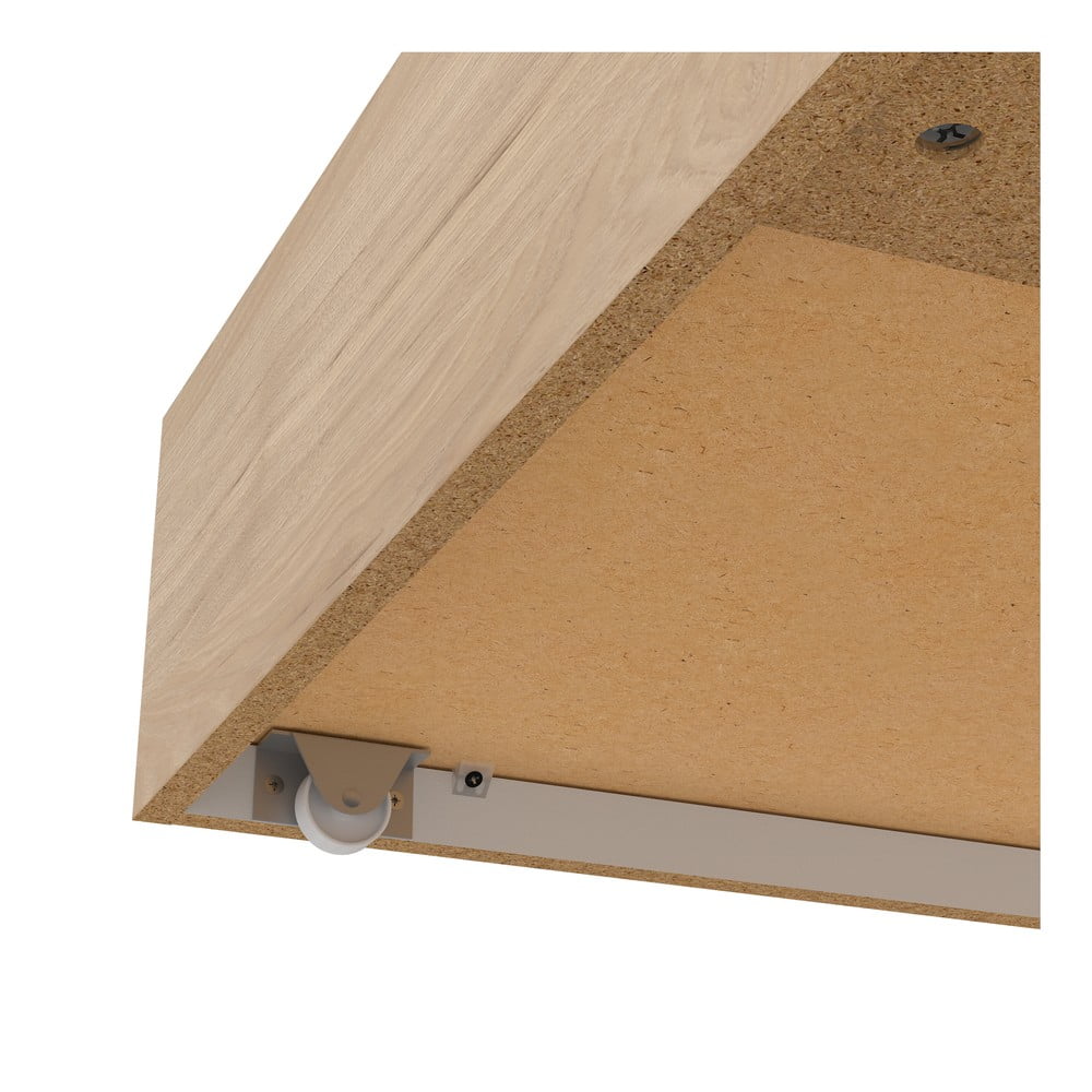 Szuflady pod łóżko w naturalnym kolorze zestaw 2 szt. 90x190/140x190 cm Naia – Tvilum (zdjęcie 3)