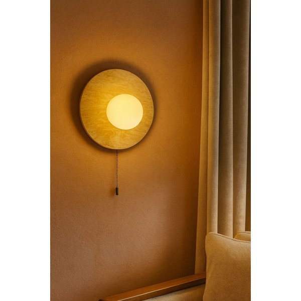Beżowy kamienny kinkiet ø 12 cm Hilde – Opviq lights-image-4