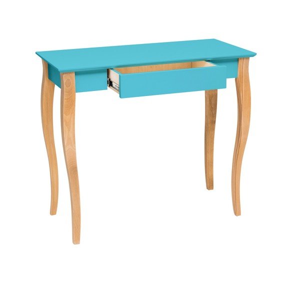 Ciemnoturkusowe biurko Ragaba Lillo, dł. 85 cm-image-1
