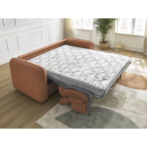 Pomarańczowa sofa 236 cm Achille – Bobochic Paris-image-1