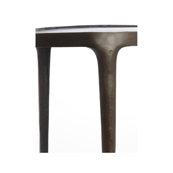 Metalowe okrągłe stoliki zestaw 2 szt. 33x70 cm Arica – Light & Living-image-3