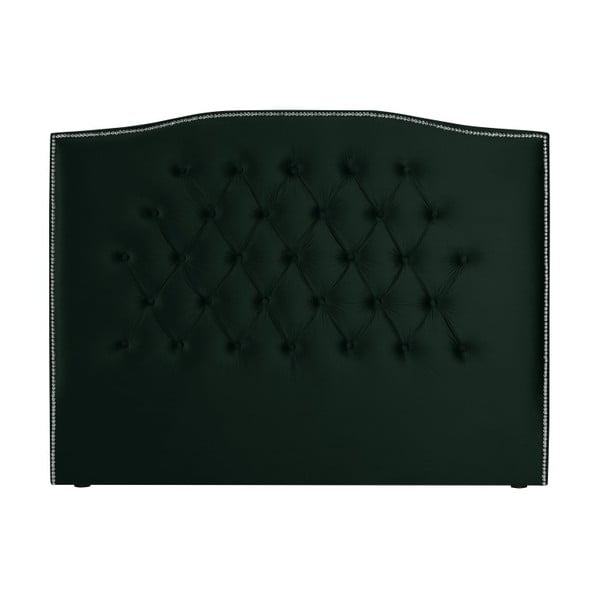 Ciemnozielony zagłówek łóżka Mazzini Sofas Cloves, 160x120 cm