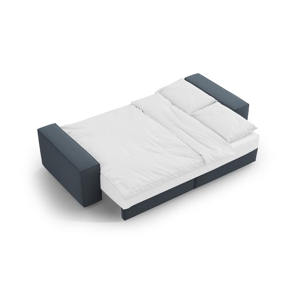 Niebieska rozkładana sofa 247 cm Jodie – Micadoni Home-image-4