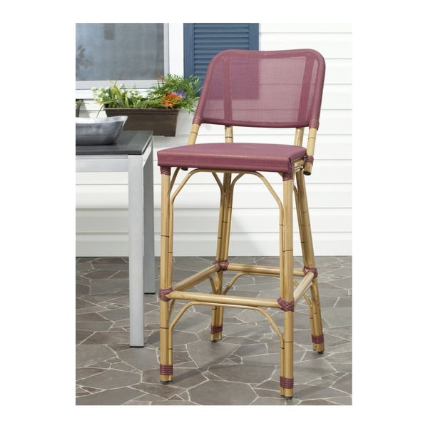 Stołek barowy Allison Maroon-image-2
