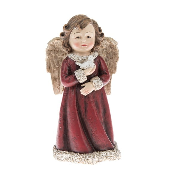 Figurka anioła z gołąbkiem Dakls, wys. 13 cm