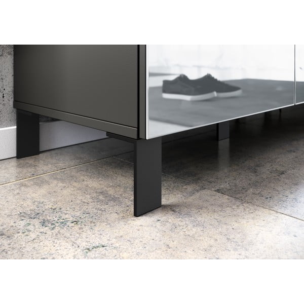 Antracytowa szafka na buty Ceduna – Germania-image-4