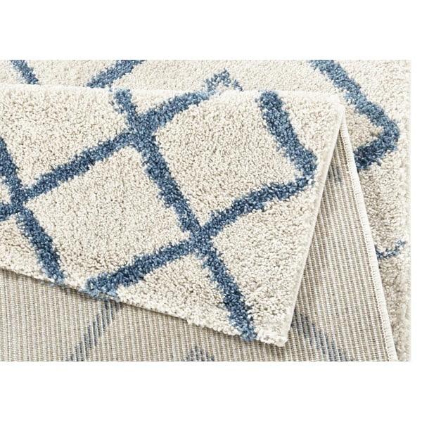 Biały dywan Mint Rugs Grid, 80x150 cm-image-3
