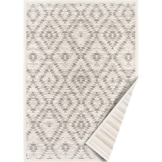 Biało-szary dwustronny dywan Narma Vergi, 100x160 cm