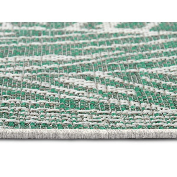 Zielono-beżowy dywan zewnętrzny NORTHRUGS Monstera, 140x200 cm-image-3