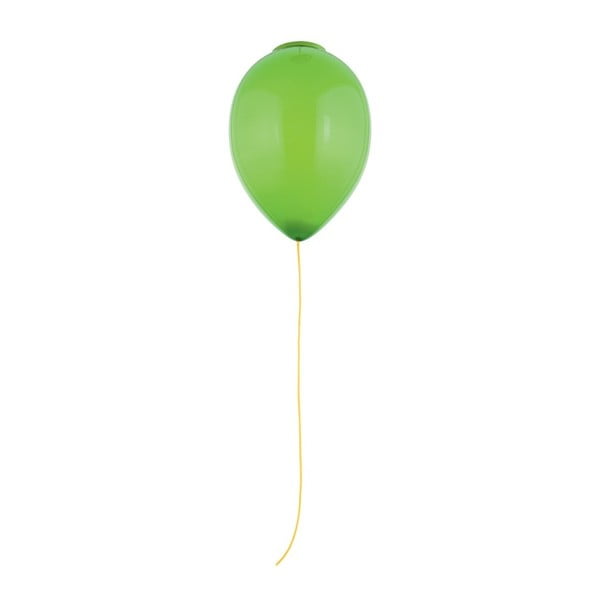 Zielona lampa sufitowa Balon