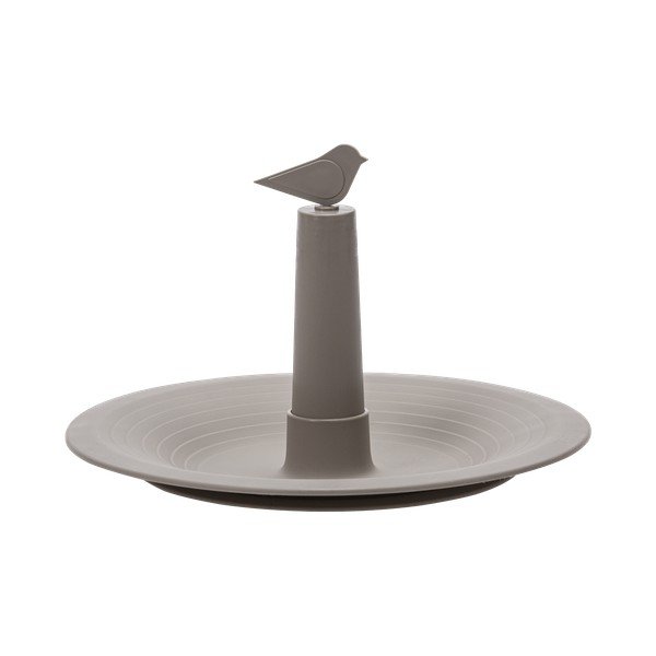 Szarobeżowe poidełko dla ptaków Finch − Plastia