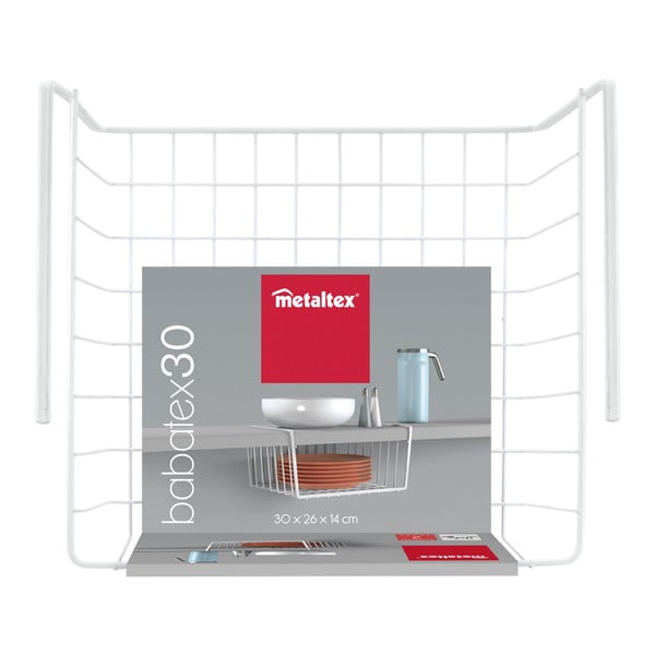 Wiszący stalowy koszyk – Metaltex-image-4