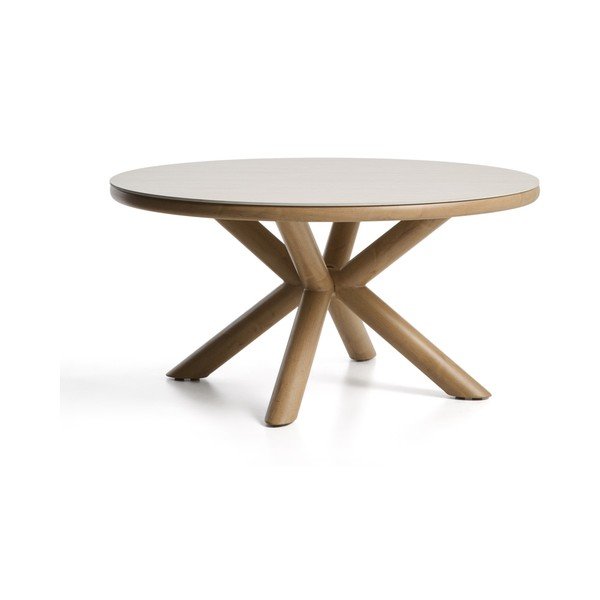 Okrągły stół ogrodowy z ceramicznym blatem ø 148 cm Mirtia – Kave Home