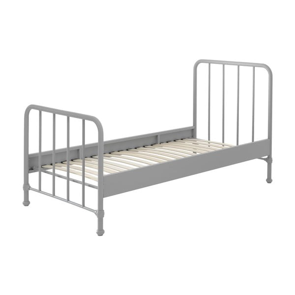 Szare łóżko dziecięce 90x200 cm Bronxx – Vipack