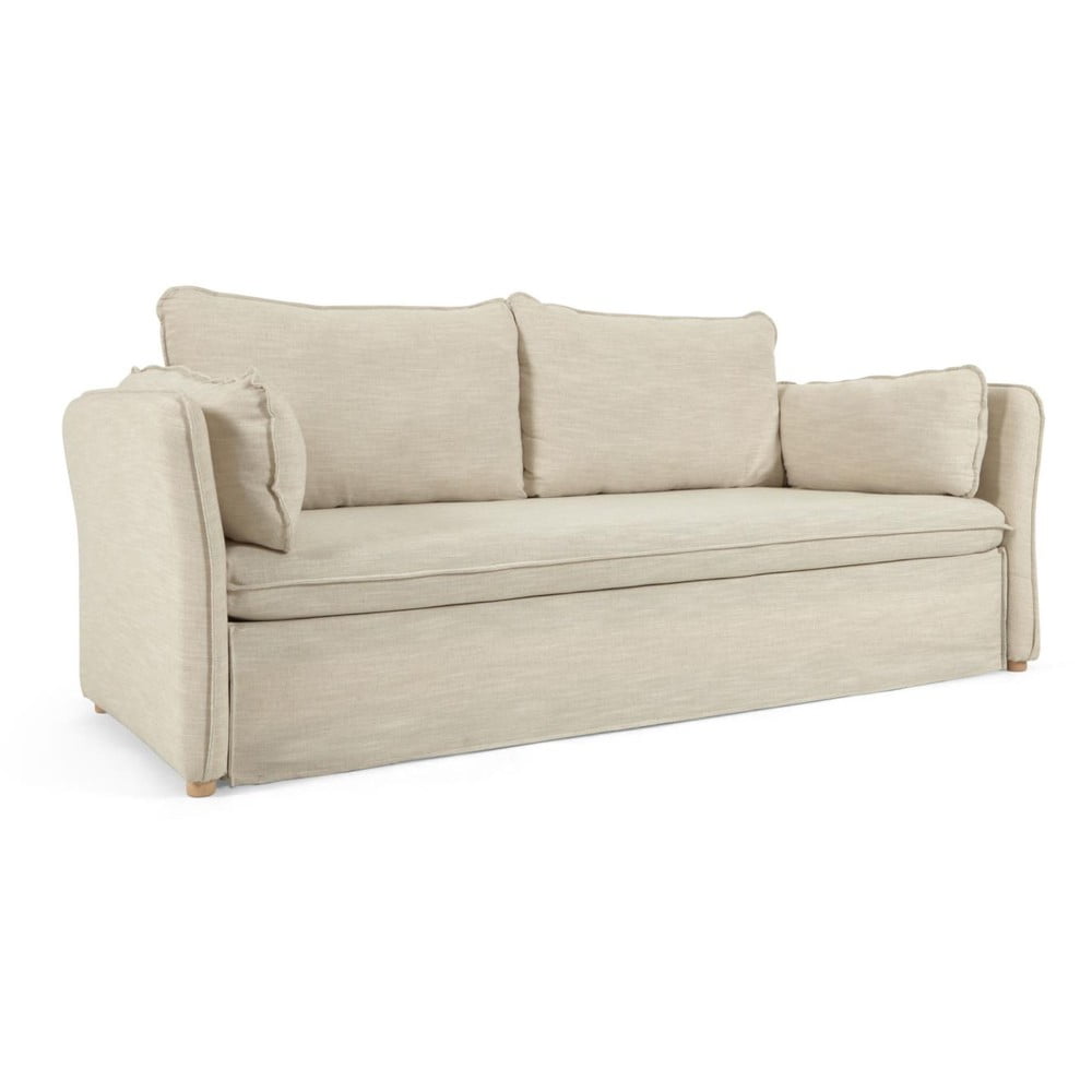 Szarobeżowa rozkładana sofa 210 cm Tanit – Kave Home (zdjęcie 8)