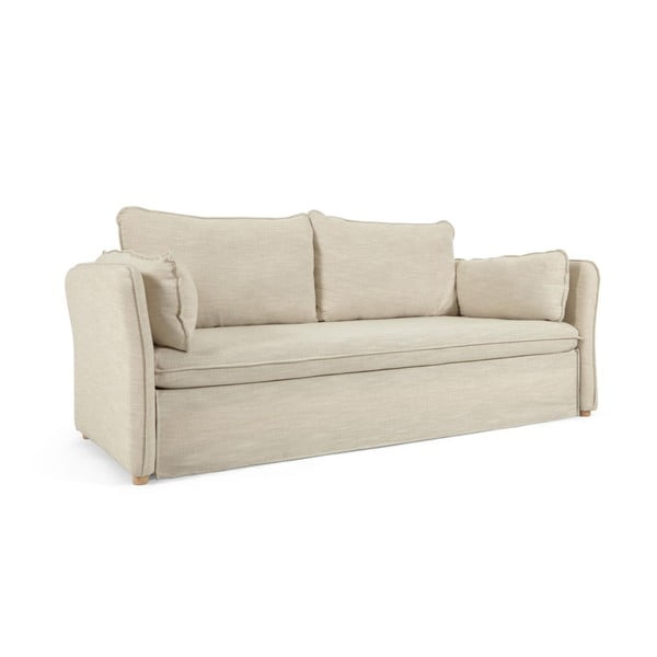 Szarobeżowa rozkładana sofa 210 cm Tanit – Kave Home-image-2