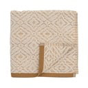 Musztardowo-kremowy bawełniany ręcznik 100x50 cm Malou – Bloomingville