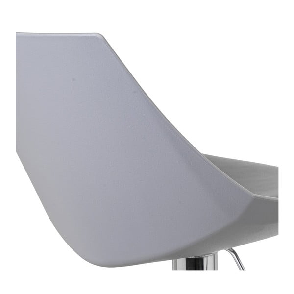 Szare hokery z imitacji skóry z regulowaną wysokością zestaw 2 szt. (wysokość siedziska 56,5 cm) – Casa Selección-image-2