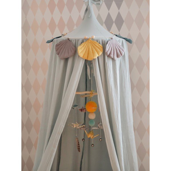 Zielony baldachim z bawełny Mint – Moi Mili-image-3