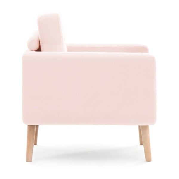 Pastelowo-różowa sofa 3-osobowa Vivonita Ina-image-4