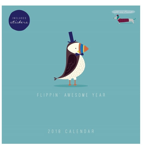 Kalendarz wiszący 2018 Portico Designs Call Me Frank