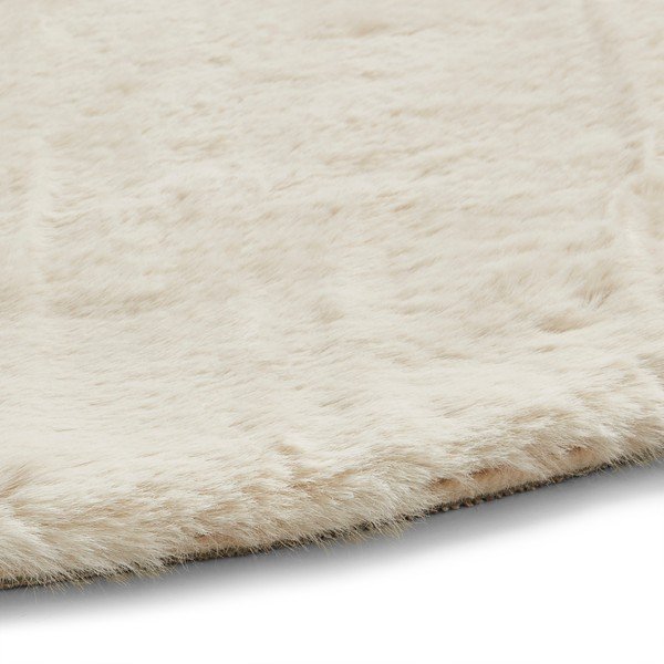 Kremowy dywan Think Rugs Teddy, ⌀ 120 cm-image-2