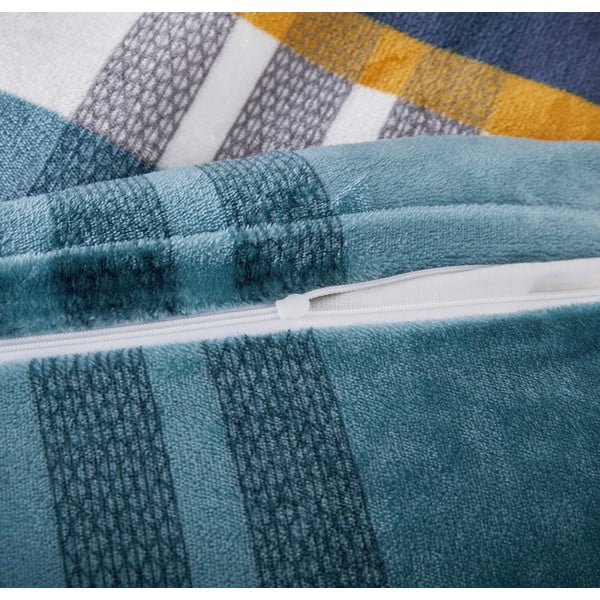 Pościel jednoosobowa z mikropluszu 140x200 cm Eugen – My House-image-2