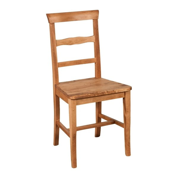 Ciemnobrązowe krzesło z litego drewna bukowego Addy
