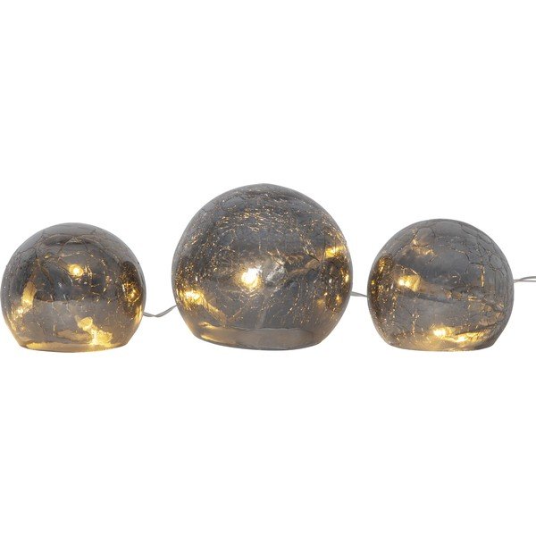 Szara świąteczna dekoracja świetlna LED Star Trading Triss, dł. 77 cm-image-2