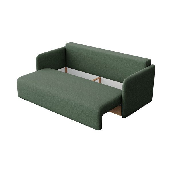 Zielona rozkładana sofa 220 cm Chaum – Rodier-image-3