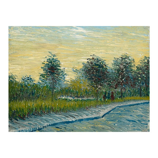 Reprodukcja obrazu Vincenta van Gogha - Square Saint-Pierre at Sunset, 60x80 cm