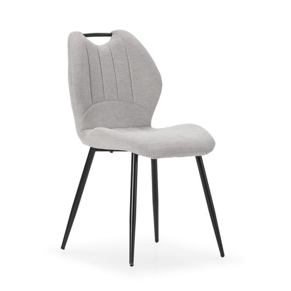 Jasnoszare krzesła zestaw 4 szt. Muli – Marckeric