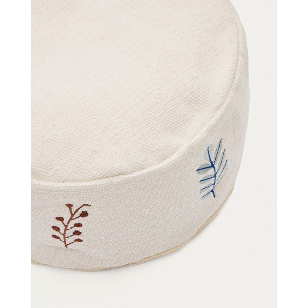 Kremowy puf dziecięcy Yanil – Kave Home-image-1