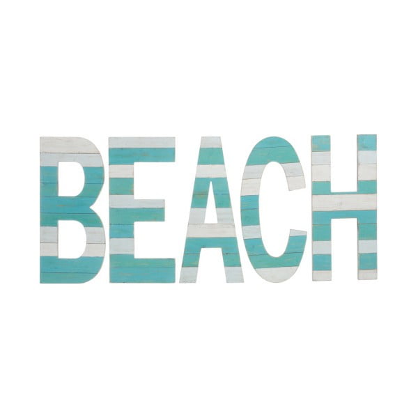 Dekoracja J-Line Beach Letter, 21x46 cm