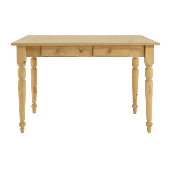 Stół z litego drewna 13Casa Charlotte, 120x80 cm