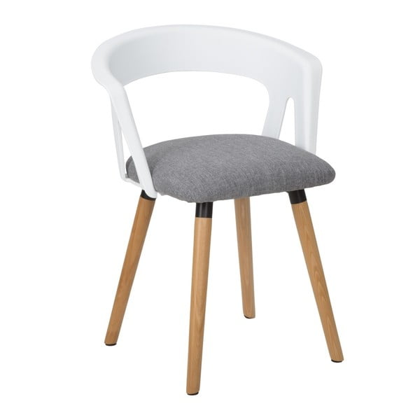Szaro-białe krzesło Mauro Ferretti Pacific