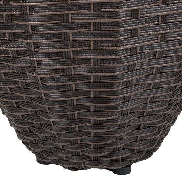 Doniczka ze sztucznego rattanu Michael, ø 23 cm-image-1