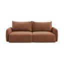 Ceglasta rozkładana/ze schowkiem sofa 238 cm Kalena – Makamii