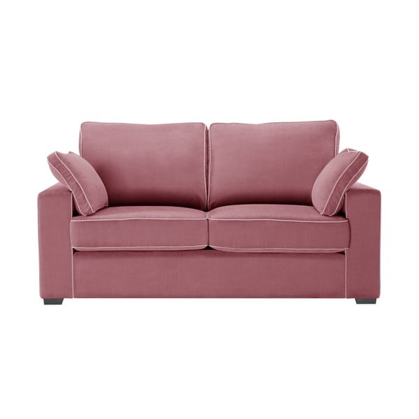Sofa 2-osobowa Jalouse Maison Serena, różowa