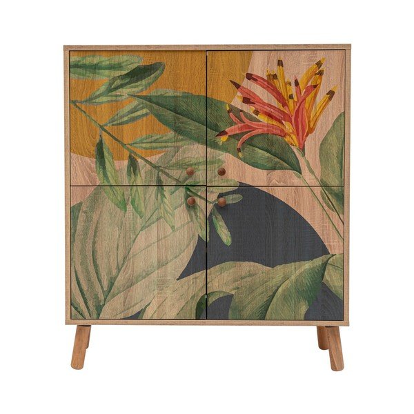 Szafka w dekorze dębu 95x111 cm Multilux – Kalune Design