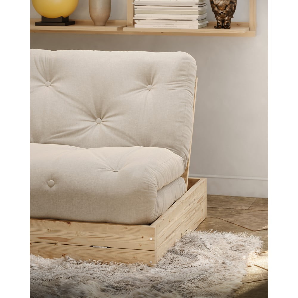 Brązowa rozkładana sofa 145 cm Flip – Karup Design (zdjęcie 7)
