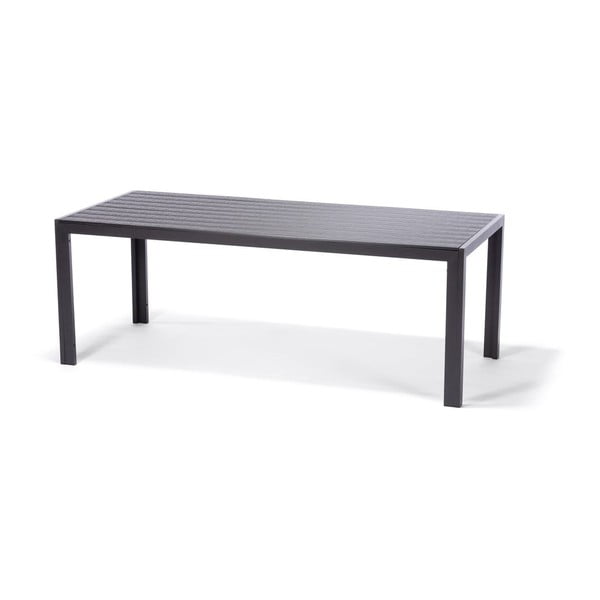 Zestaw ogrodowy dla 6 osób z szarymi krzesłami Joanna i stołem Viking, 90x205 cm-image-4