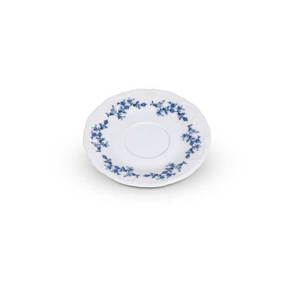 Biały/niebieski porcelanowy spodek ø 16,5 cm Retro – BonBistro-image-4