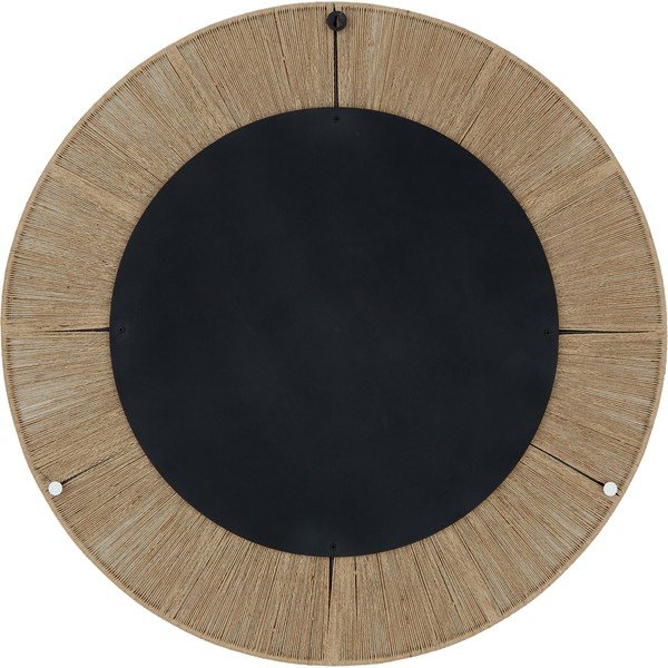 Lustro ścienne z metalową ramą Westwing Collection Citra, ø 90 cm-image-3