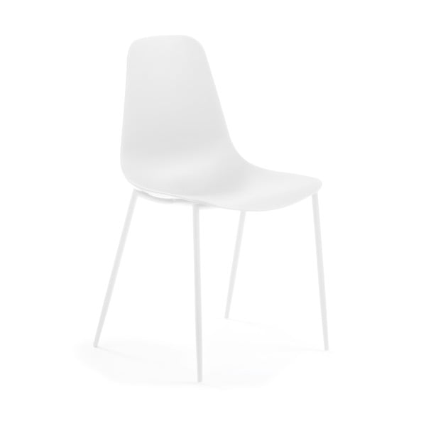 Białe krzesło Kave Home Wassu