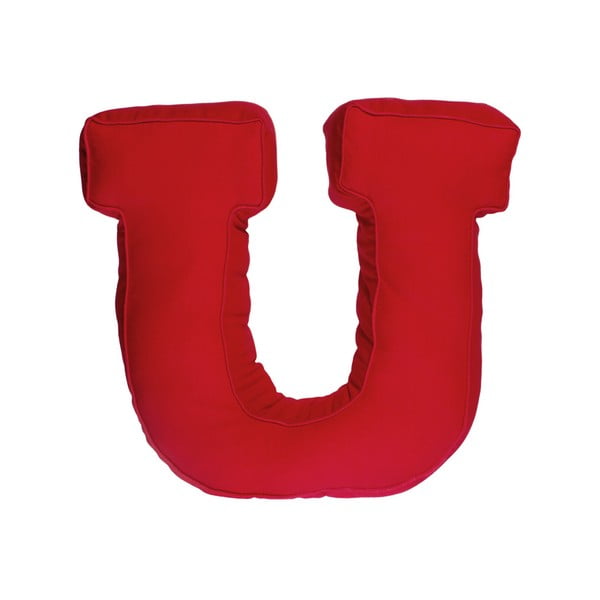 Poduszka w kształcie litery U, czerwona