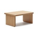 Stolik w dekorze dębu w naturalnym kolorze 89x62 cm Oaq – Kave Home