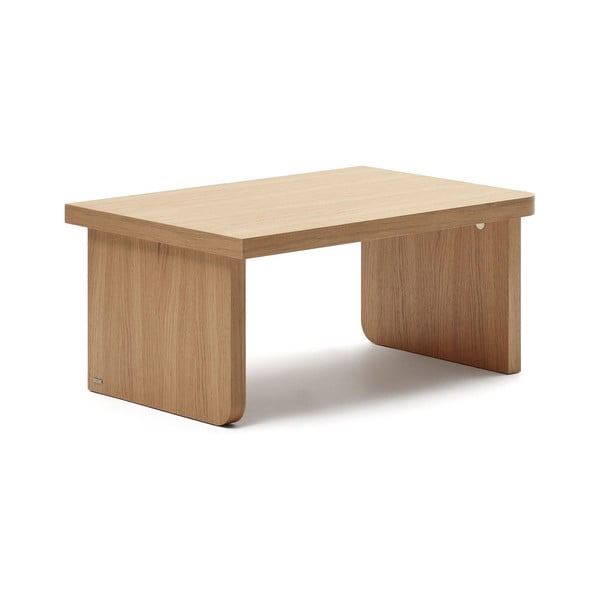 Stolik w dekorze dębu w naturalnym kolorze 89x62 cm Oaq – Kave Home