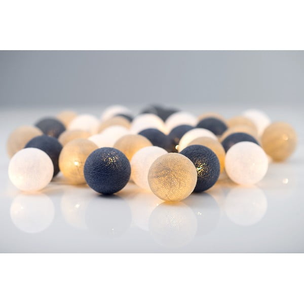 Girlanda świetlna Nordic Blue, 20 lampek